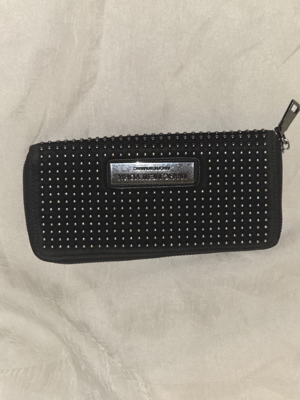 (2 For $30) Marc New York Black Studded Wallet